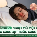 Nghẹt Mũi Một Bên Khi Nằm Ngủ: Vì Sao Càng Xịt Thuốc Càng Tắc?