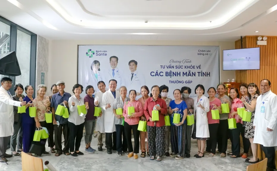 TƯ VẤN MIỄN PHÍ CÁC BỆNH MÃN TÍNH THƯỜNG GẶP Ở NGƯỜI CAO TUỔI 3 TƯ VẤN MIỄN PHÍ CÁC BỆNH MÃN TÍNH THƯỜNG GẶP Ở NGƯỜI CAO TUỔI 3 - Bệnh viện SANTE Bình Thạnh, TP.HCM